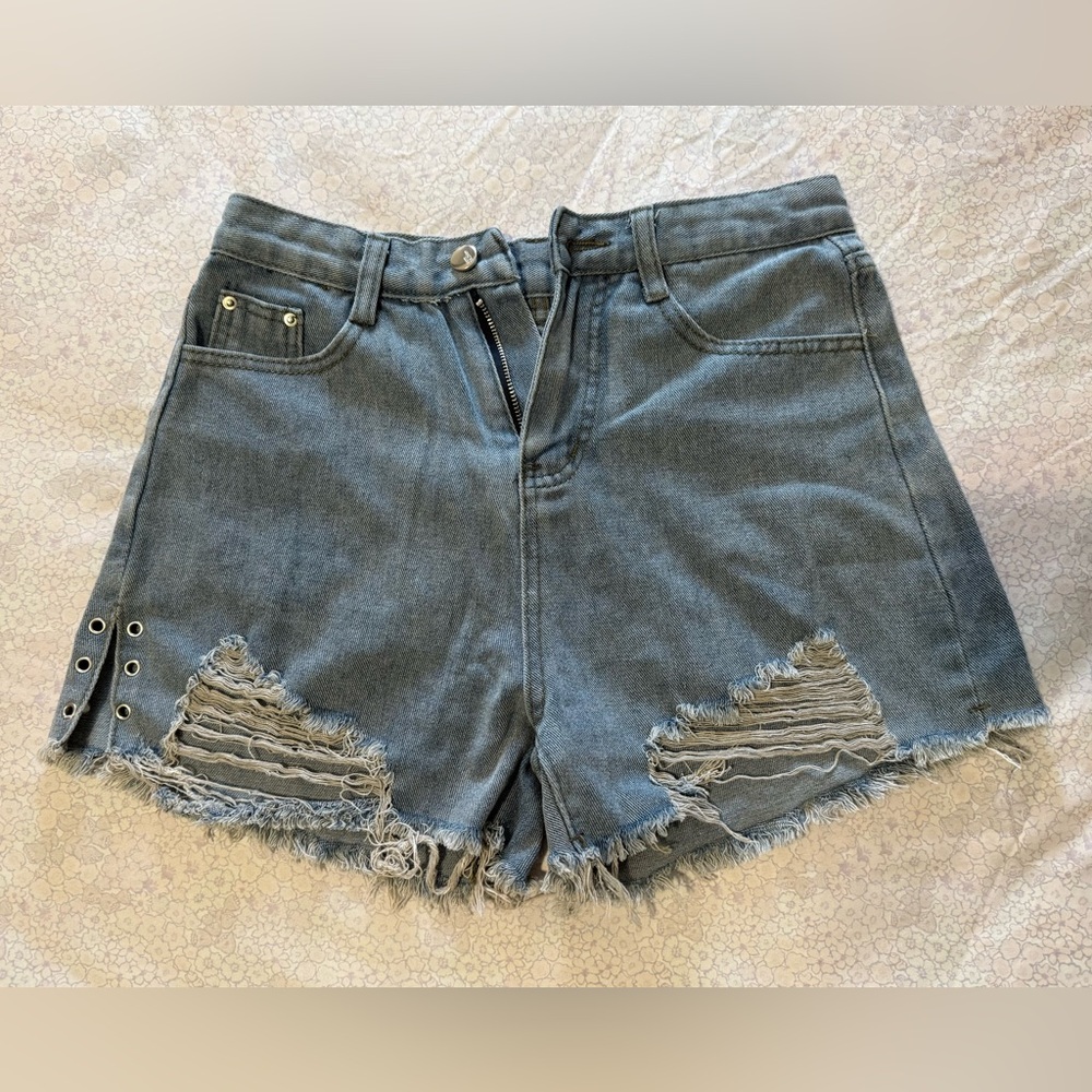 Women's Ripped Distressed Denim Shorts
